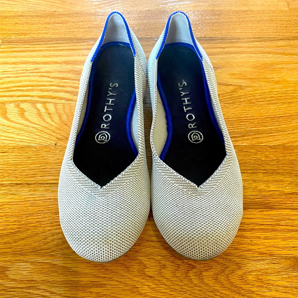 Rothy’s Retired Flax Flats Size 8